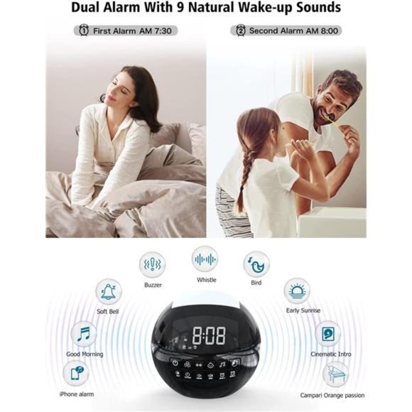 White Noise Machine with 42 Non Looping Natural Sleeping Sounds for Baby Adults - Picture 6 of 6